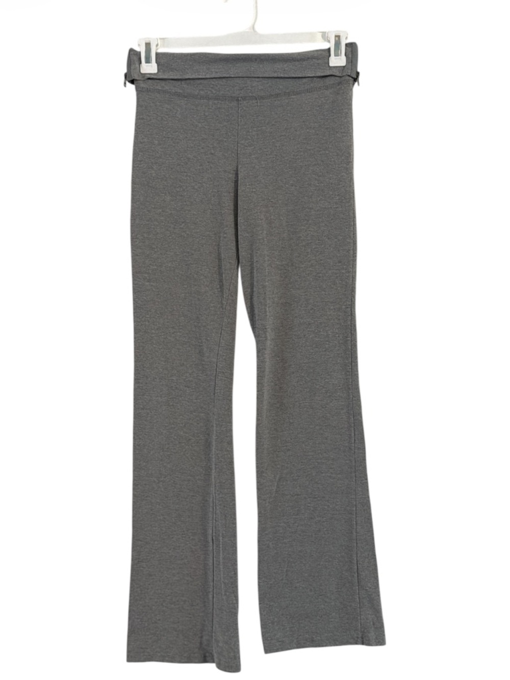 Poof Excellence Dark Gray Wide-Leg Fold Over Jogger Pants Size M